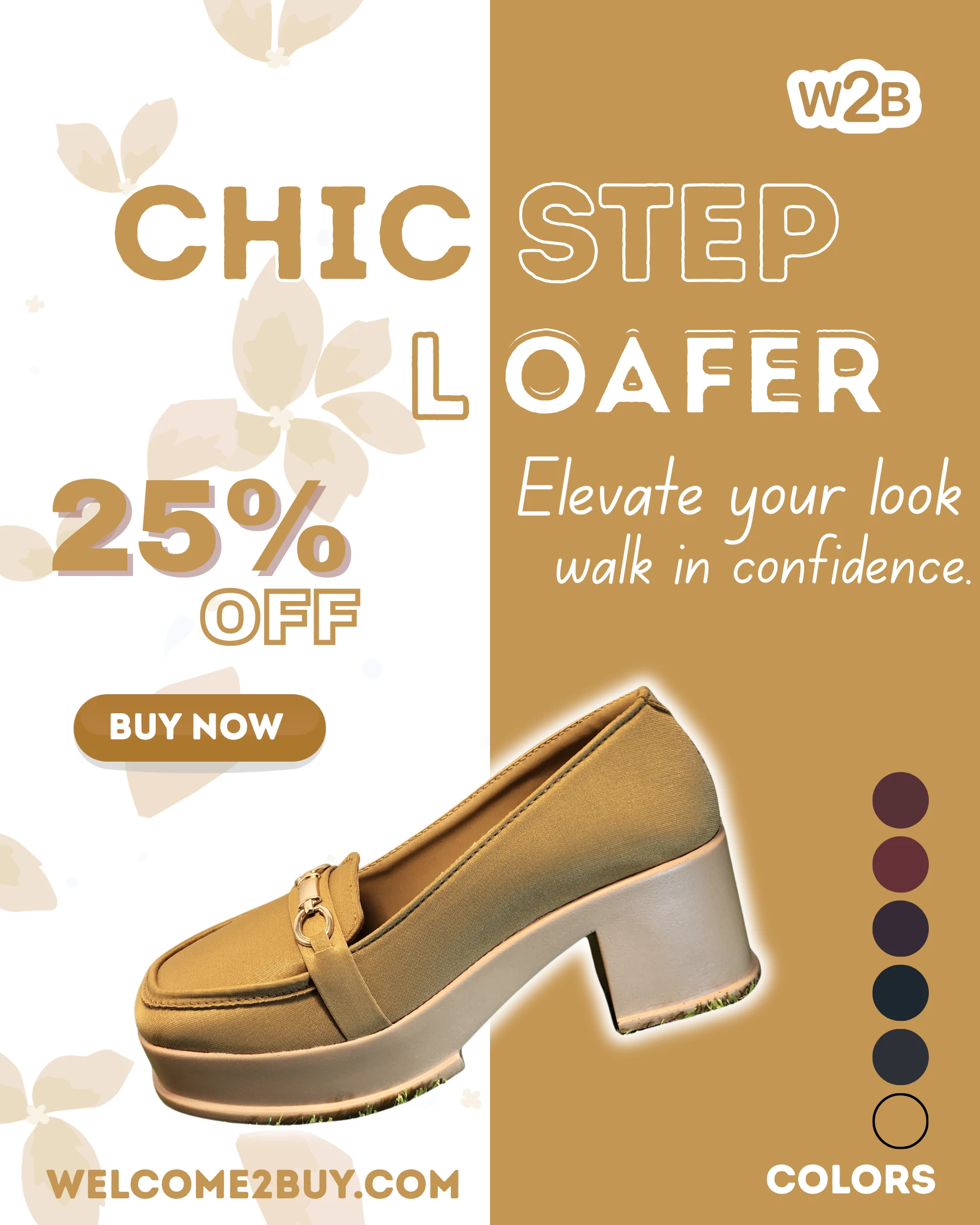 Chic step loafer