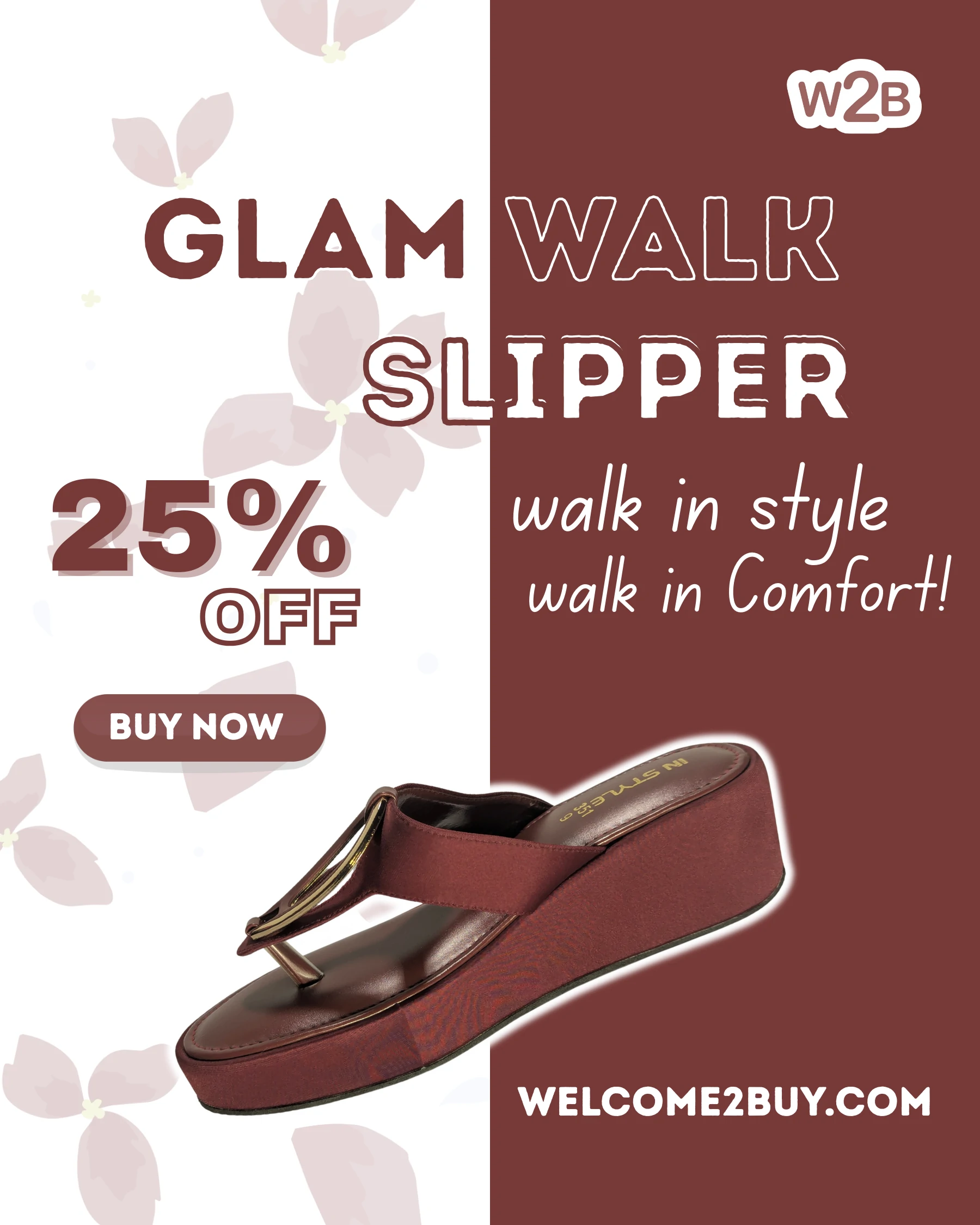 Glam Walk Sliper