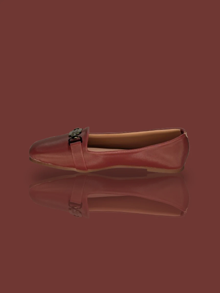 Velvet Maroon Loafers